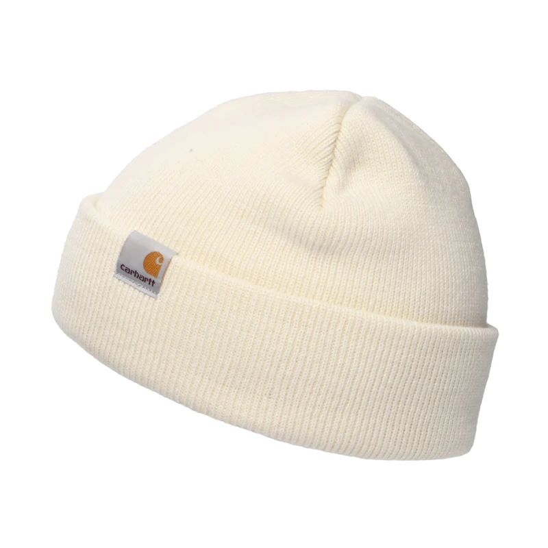 Carhartt WIP Stratus Low Beanie Mütze - Cremeweiß