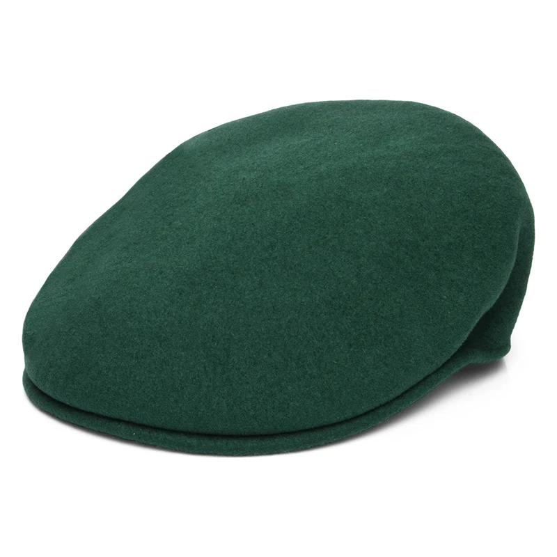 Kangol 504 Schiebermütze aus Wolle - Smaragdgrün