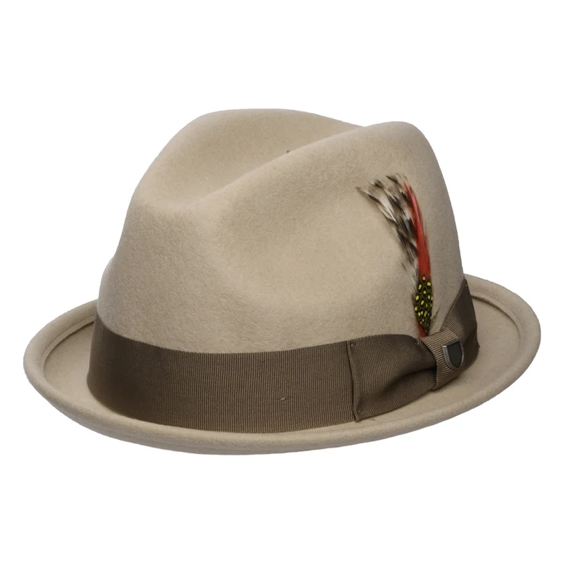 Brixton Gain Trilby Hut aus Wollfilz - Sand-Hellbraun
