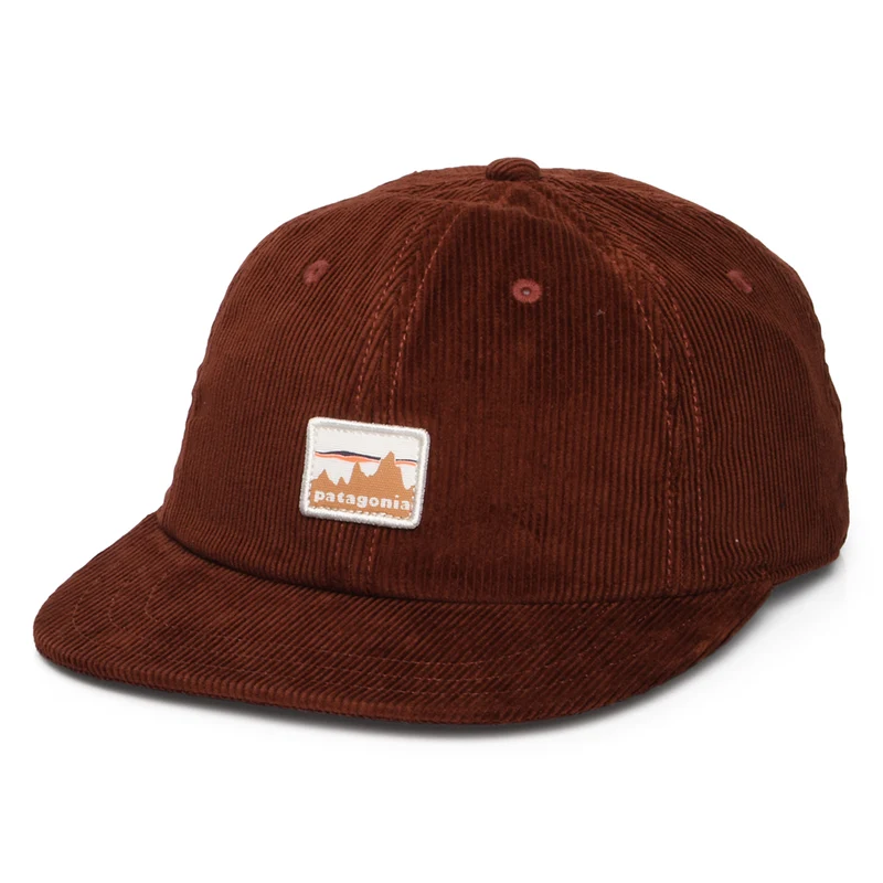 Patagonia 73 Skyline Kord Snapback Cap - Dunkler Rost