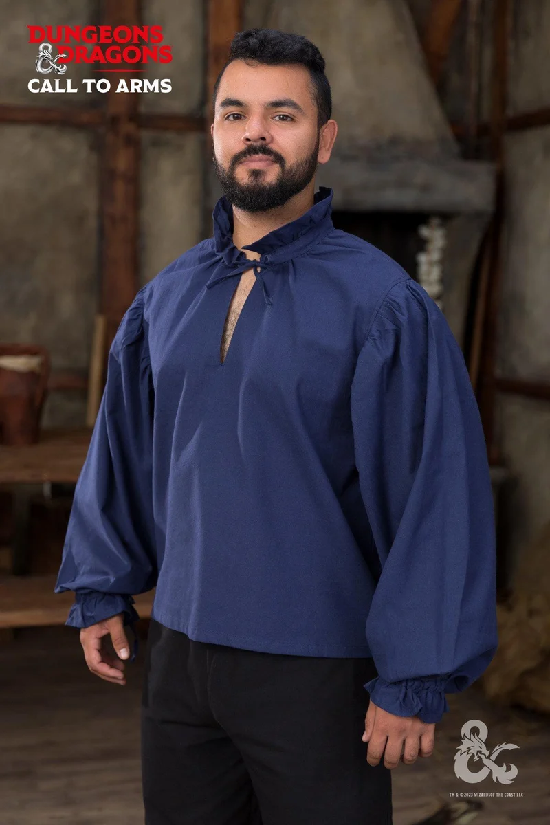 Dungeons & Dragons Barden Hemd Blau
