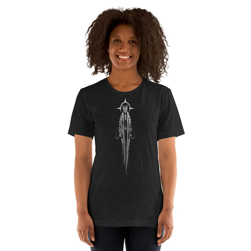 Unisex t-shirt Garvan; Unbowed by Terra, white