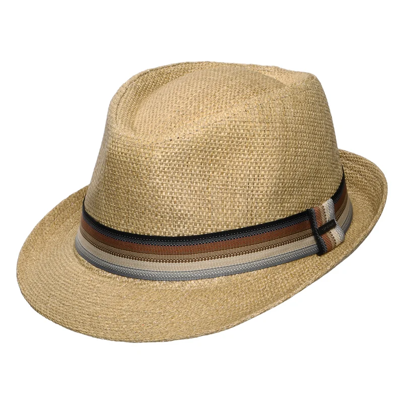 Dorfman Pacific Monsoon Trilby Hut aus Mattem Toyostroh - Natur