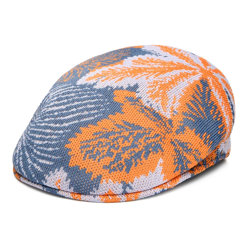 Kangol 504 Tropic Schiebermütze - Blau-Orange