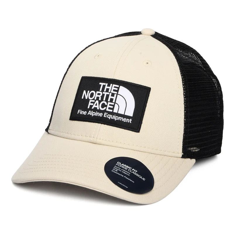 The North Face Mudder Recycled Trucker Cap - Beige-Schwarz