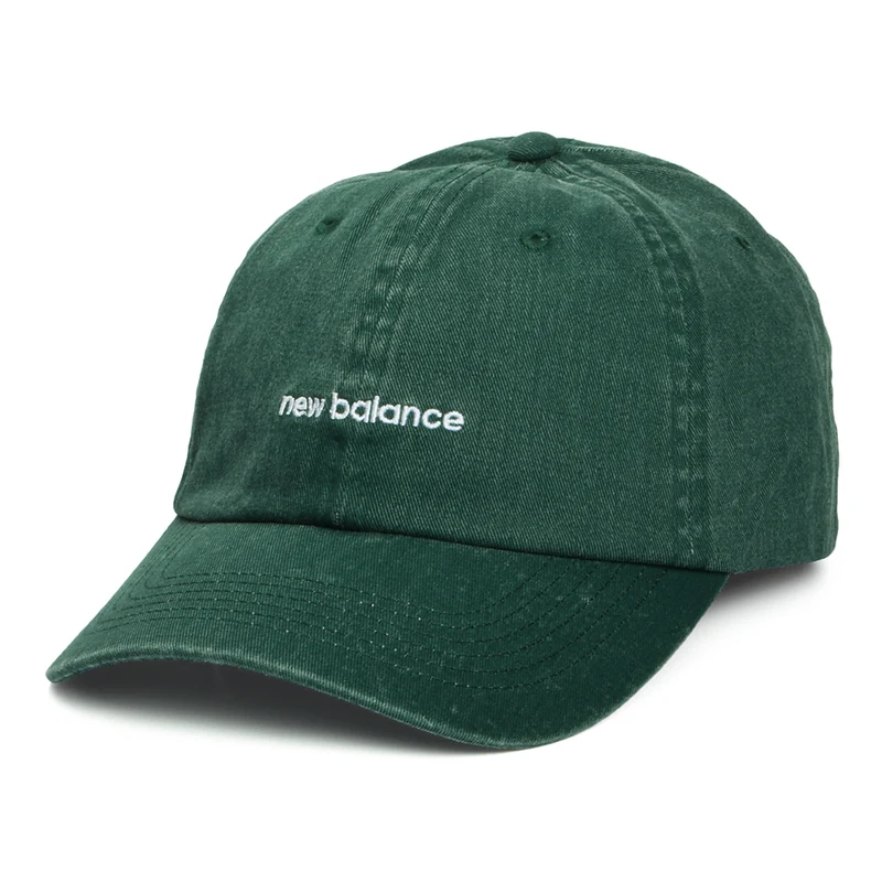 New Balance Linear Logo Baseball Cap - Verwaschenes Grün