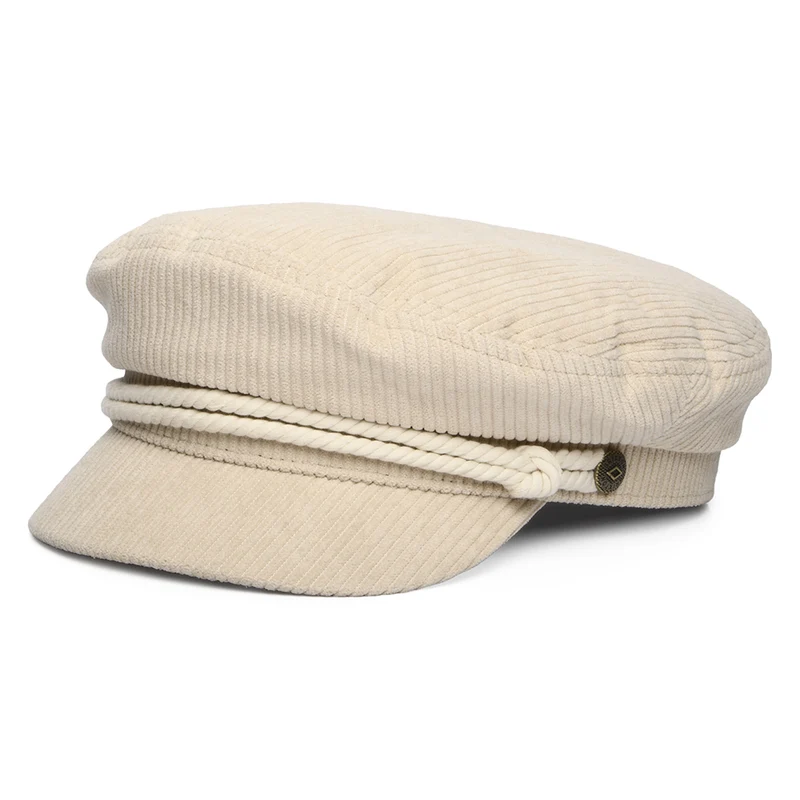 Brixton Kord Schiffermütze - Creme