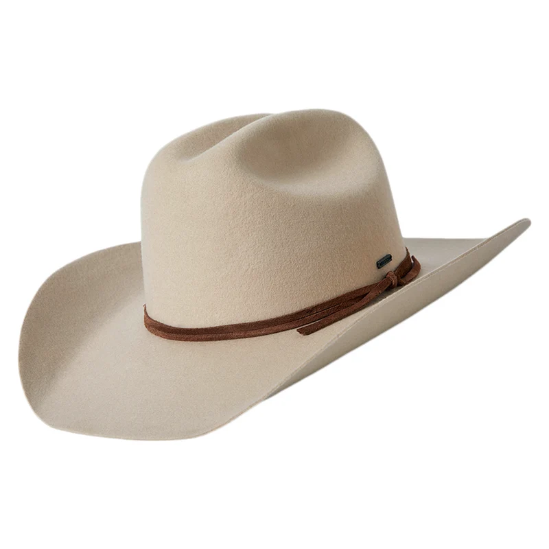 Brixton Laredo Cowboy Hut aus Wollfilz - Creme