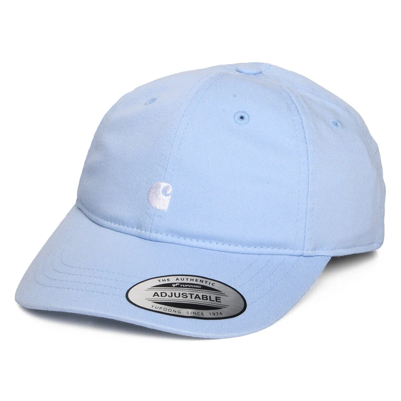 Carhartt WIP Damen Madison Logo Baseball Cap - Himmelblau