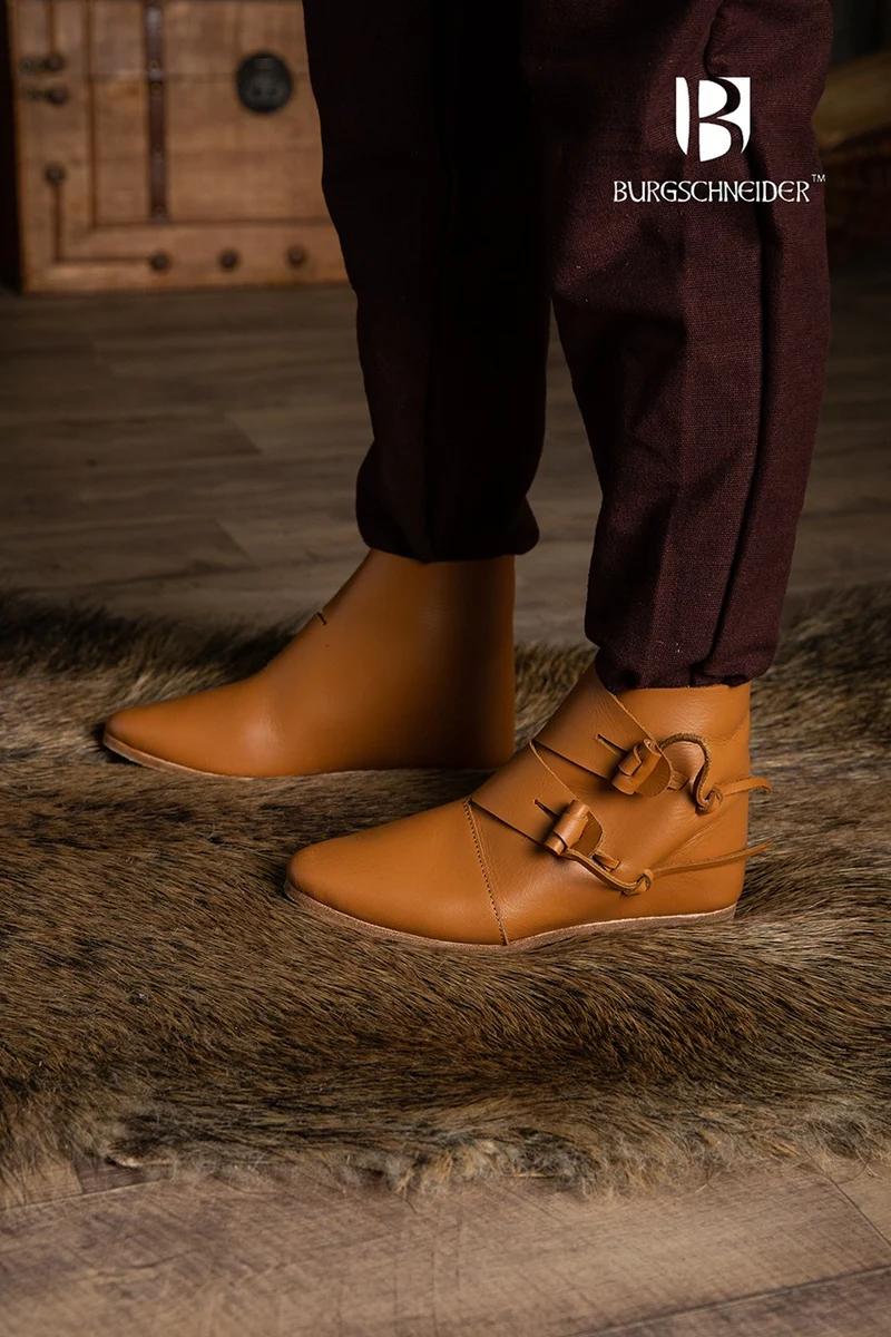 Mittelalterliche Schuhe Jorvik