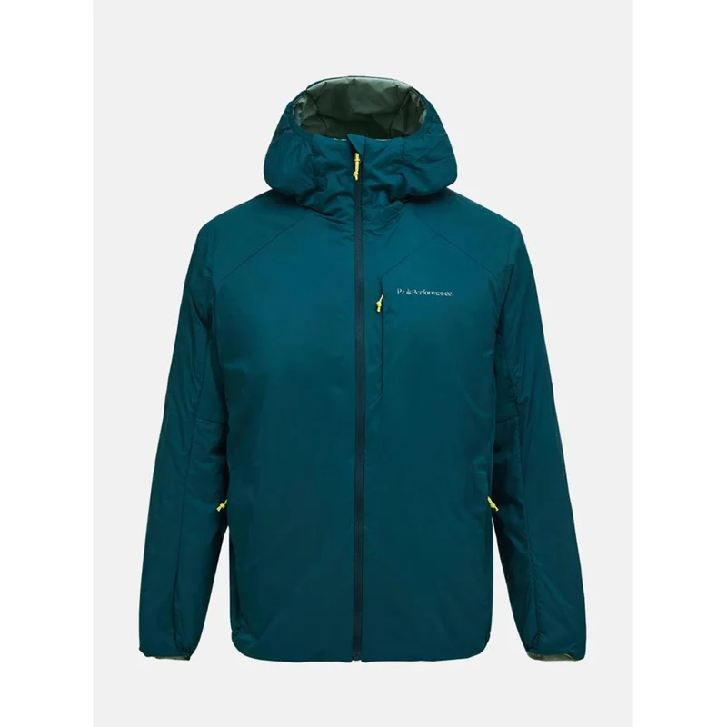 Peak Performance M Freelight Reversible Insulated Hood Jacket ponderosa pine green valley Herren Isolationsjacke