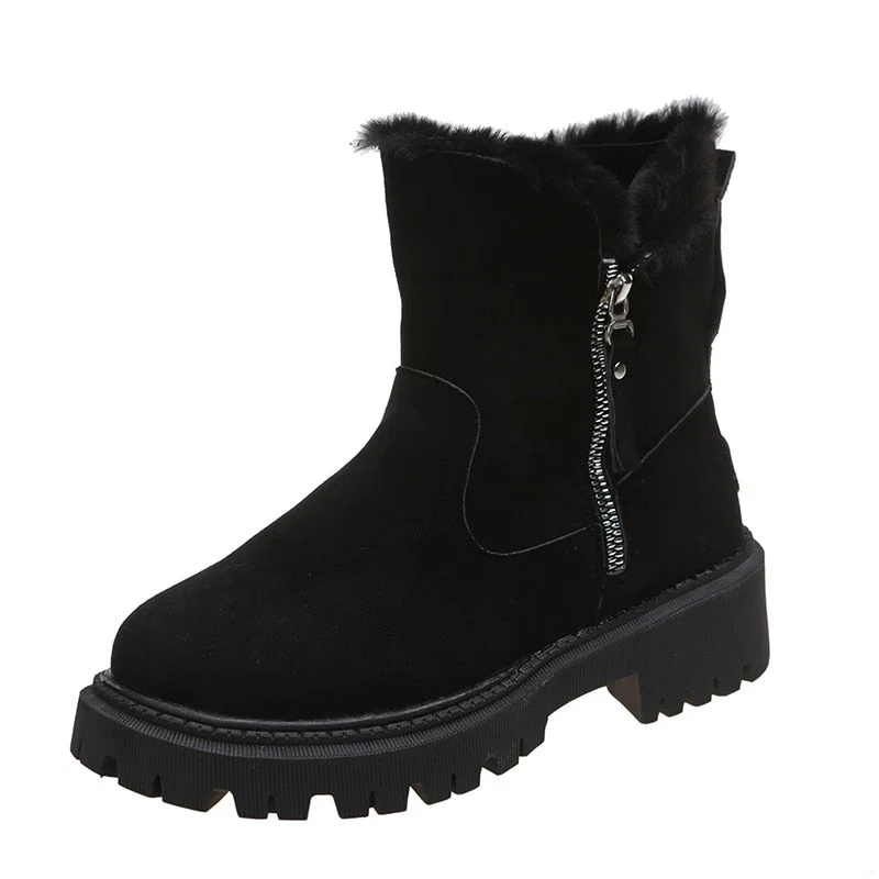 ChantelleBoots I Winter-Schneestiefel mit warmer Wolle innen für Frauen
