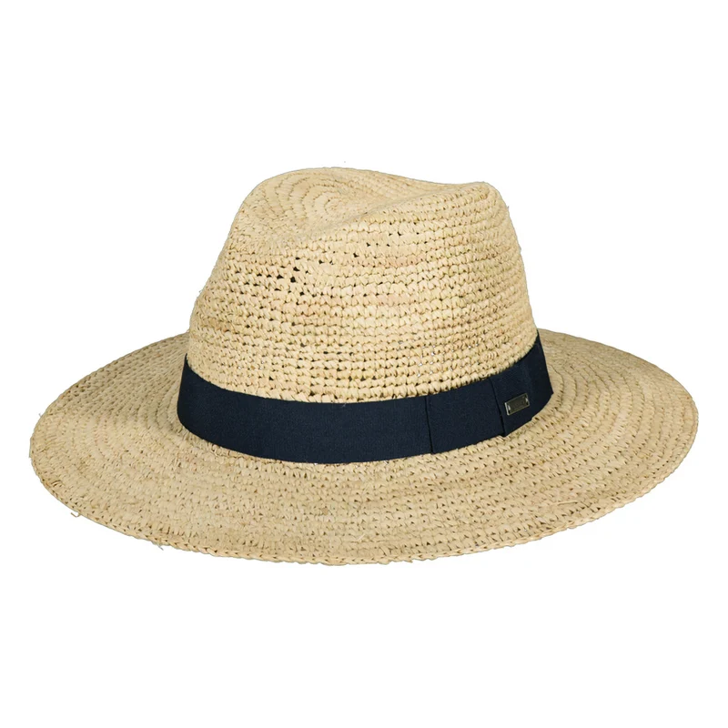 Barts Albury Gehäkelter Fedora Hut aus Raffia-Stroh - Natur