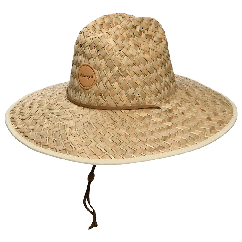 Hurley Damen Rockport Rettungsschwimmer Hut aus Stroh - Natur