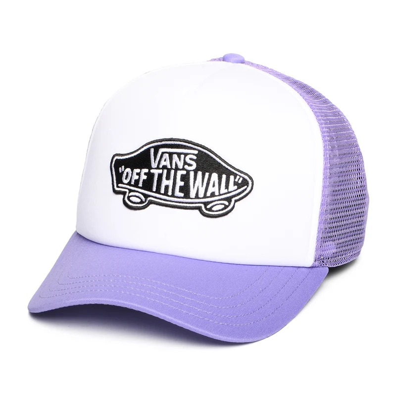 Vans Classic Patch Curved Brim Trucker Cap - Weiß-Fliederfarben