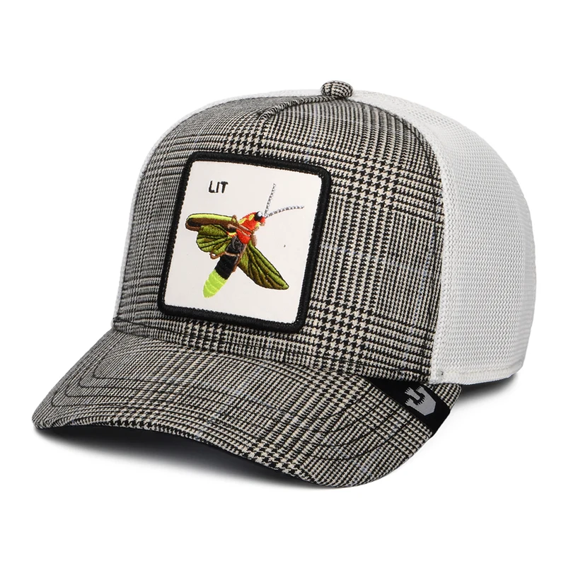 Goorin Moon Firefly Trucker Cap - Schwarz-Weiß