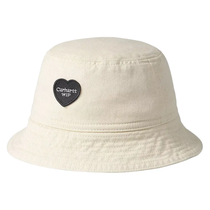 Carhartt WIP Drewe Fischerhut Herz aus Baumwolle - Natur