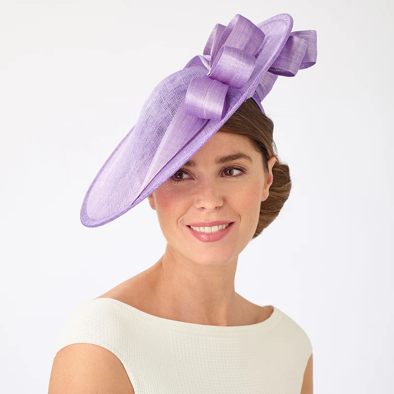 Failsworth Kathryn Scheiben Fascinator - Veilchenblau