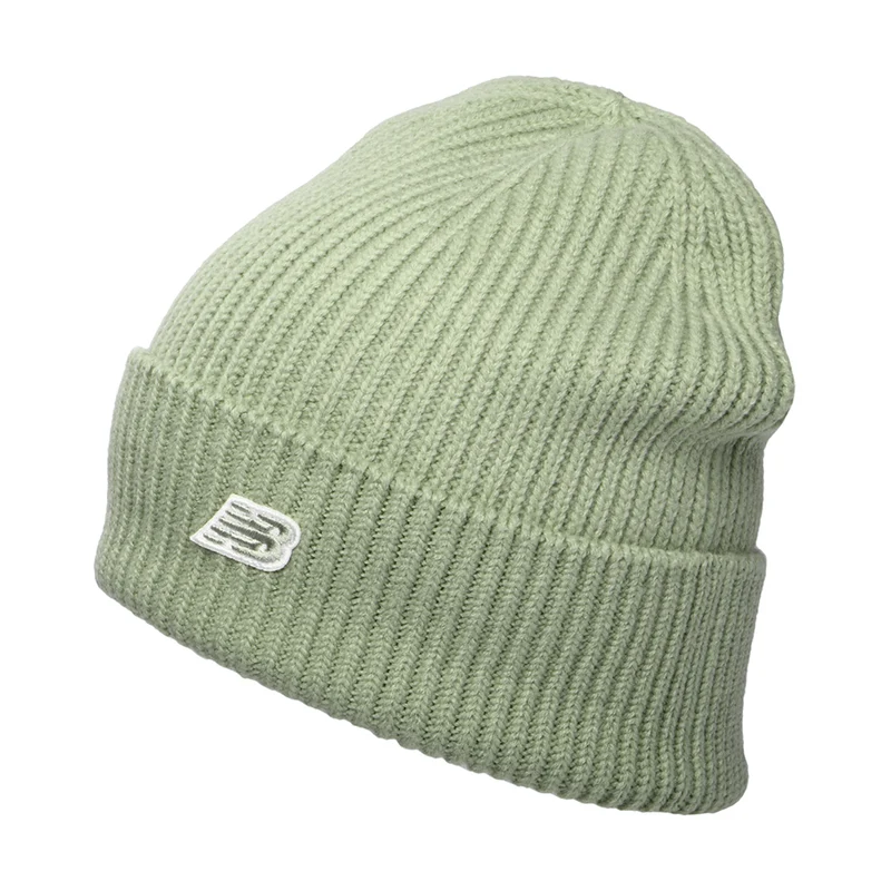 New Balance Winter Watchman NB Patch V 3.0 Beanie Mütze - Helles Salbeigrün