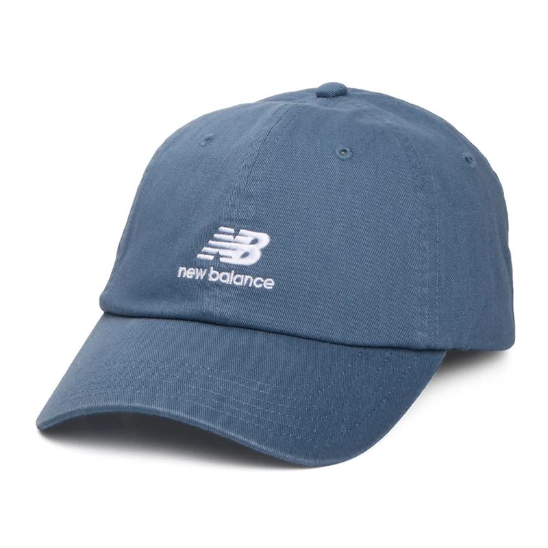 New Balance Flying NB Stacked Logo Baseball Cap - Verwaschenes Blau