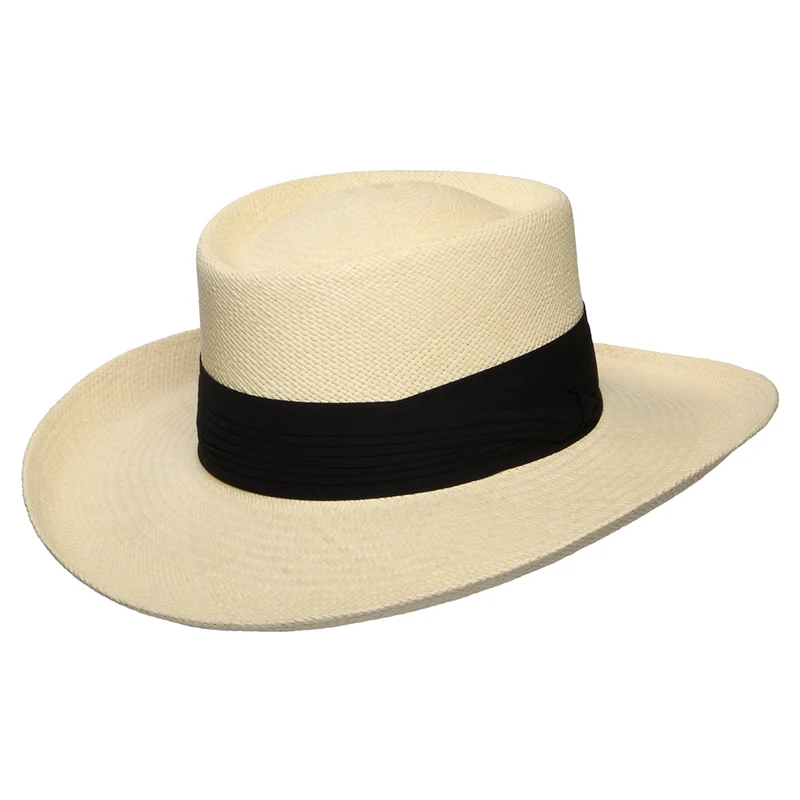 Whiteley Panama Gambler Strohhut - Natur