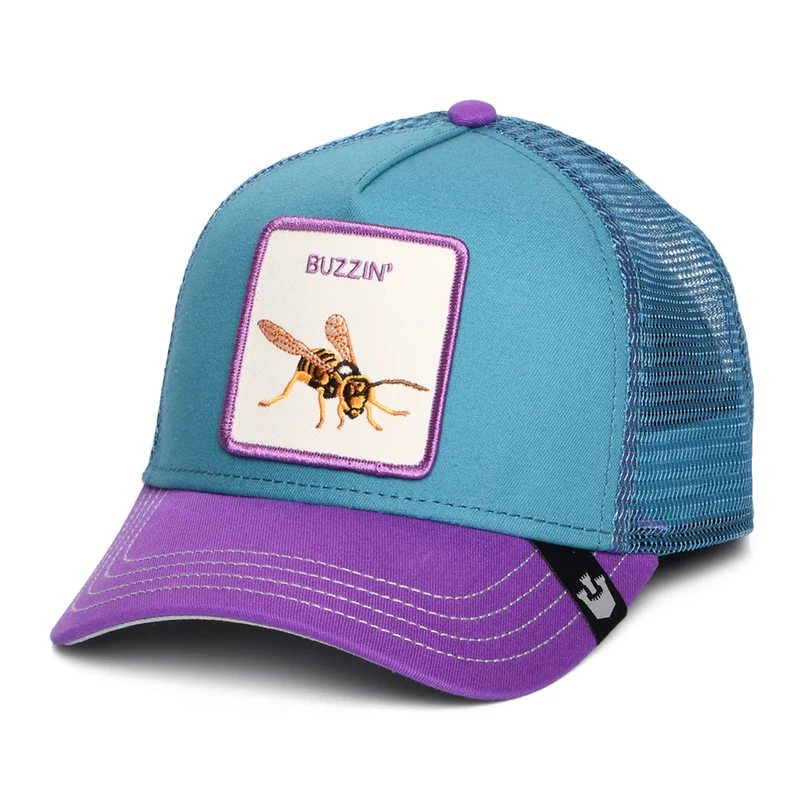 Goorin Buzzin Bug Trucker Cap - Petrol-Lila