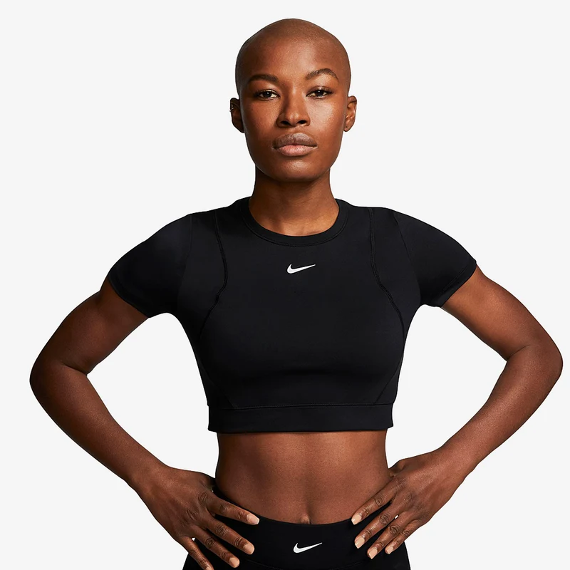Nike Damen Pro AeroAdapt Cropped Kurzarm Top