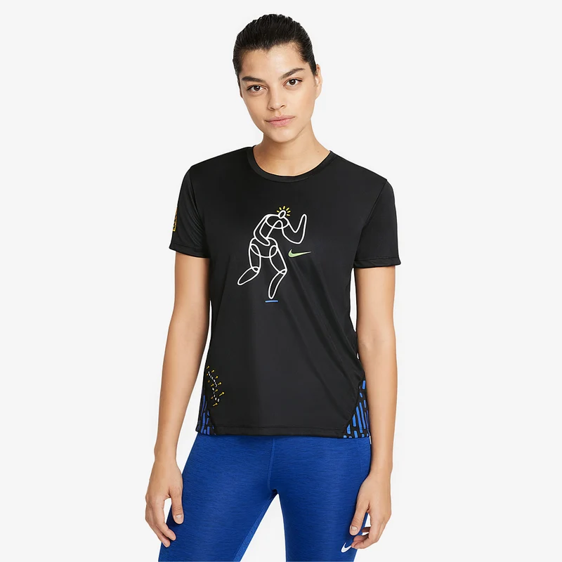 Nike Damen Miler Hackney T-Shirt