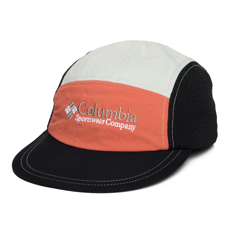 Columbia Wingmark Leichtgewicht 5 Paneelen Cap - Rostrot-Schwarz-Minzgrün