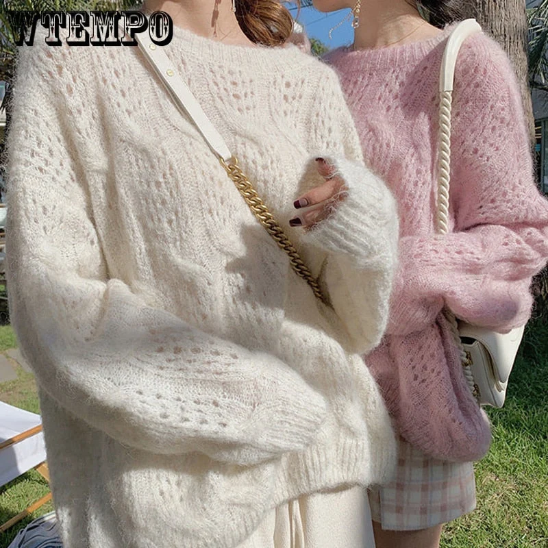 Herbstlicher Hohle Pullover | Für Frauen