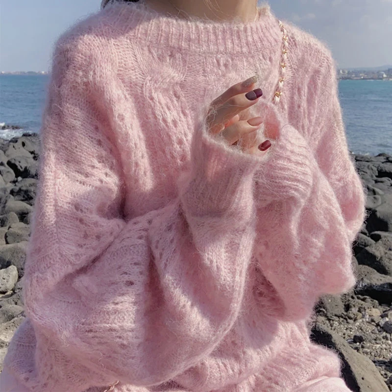 Herbstlicher Hohle Pullover | Für Frauen