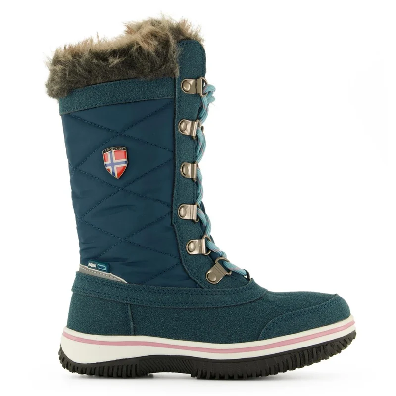 Trollkids Girls Holmenkollen Snow Boots teal/aqua Kinder