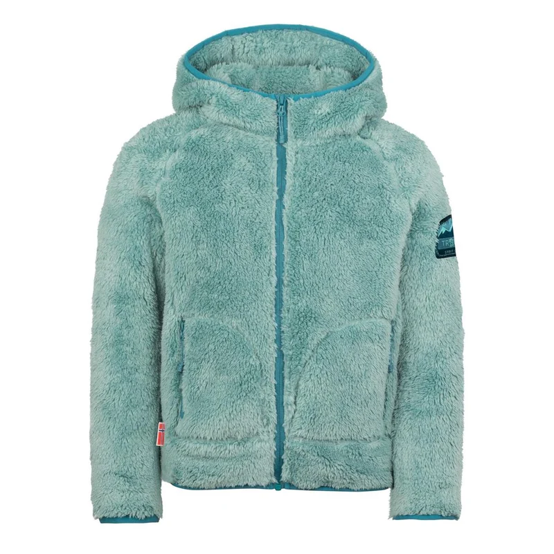 Trollkids Girls Borgund Jacket XT glacier green Kinder
