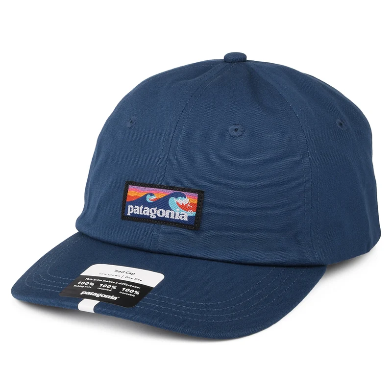 Patagonia Boardshort Label Trad Baseball Cap - Marineblau