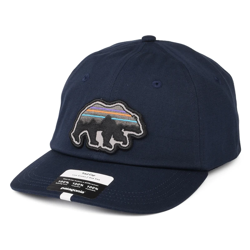 Patagonia Back For Good Trad Baseball Cap aus organischer Baumwolle - Marineblau