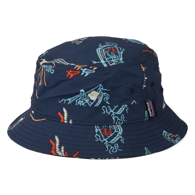 Patagonia Wavefarer Fischerhut - Blau-Multi