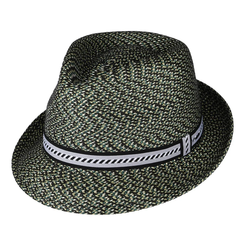 Bailey Mannes Trilby Hut - Schwarz-Grün