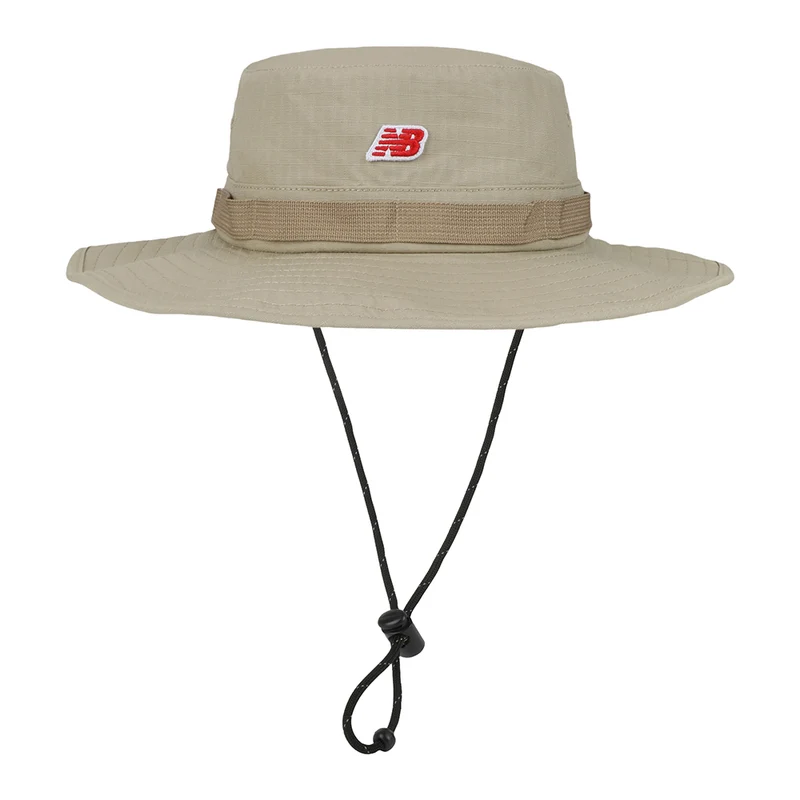 New Balance NB Patch Ripstop Boonie Fischerhut aus Baumwolle - Steingrau
