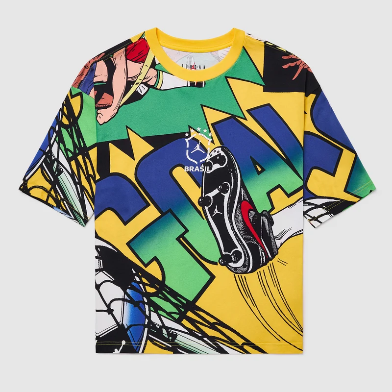 Jordan x Brasilien 2026 Essentials Boxy T-Shirt