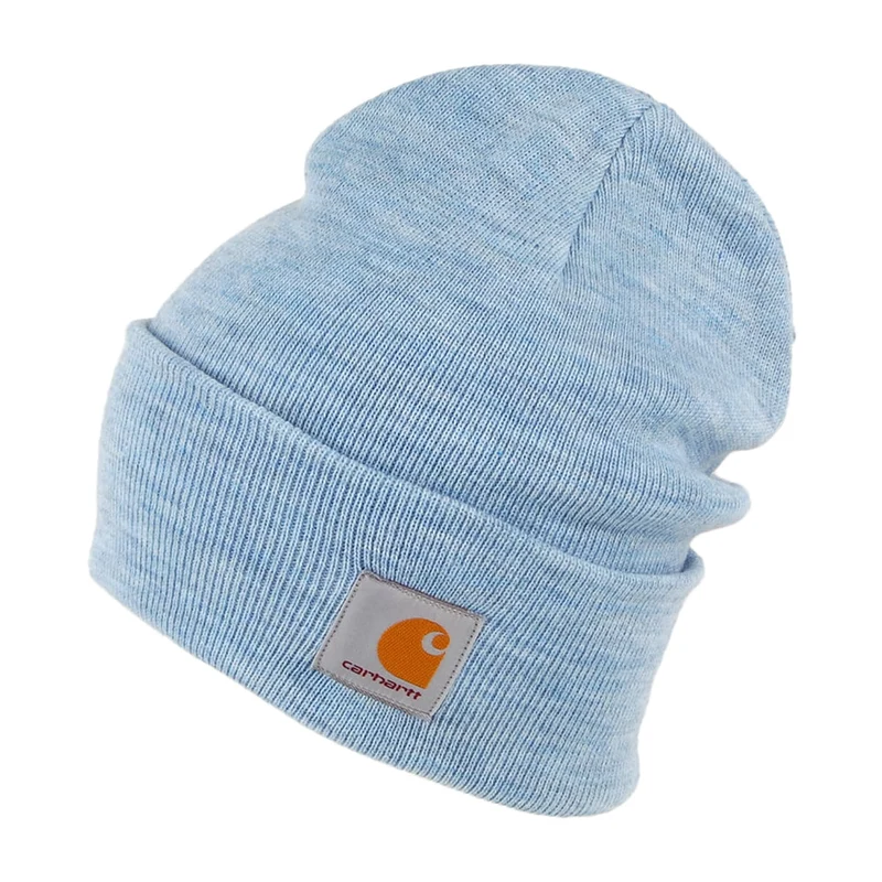 Carhartt WIP Heather Watch Cap Beanie Mütze - Hellblau Meliert
