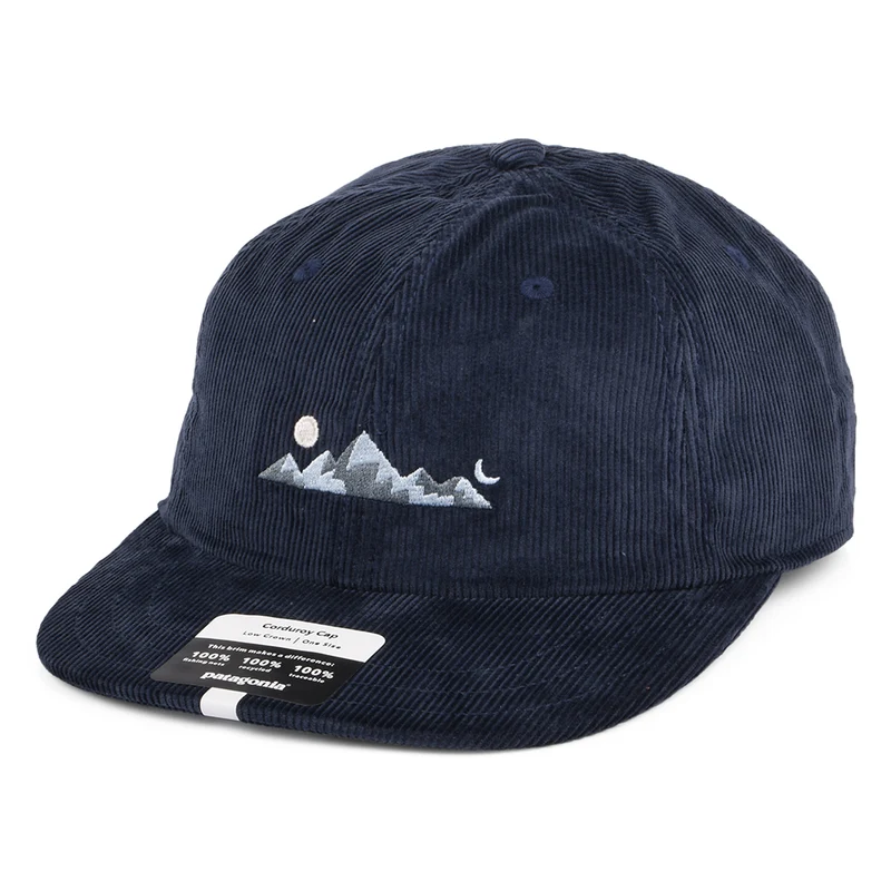 Patagonia Spirited Seasons Skyline Kord Snapback Cap - Marineblau