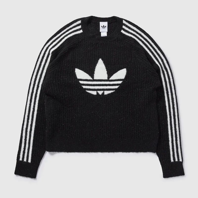 adidas Originals Damen Lurex Knit Crew Sweatshirt