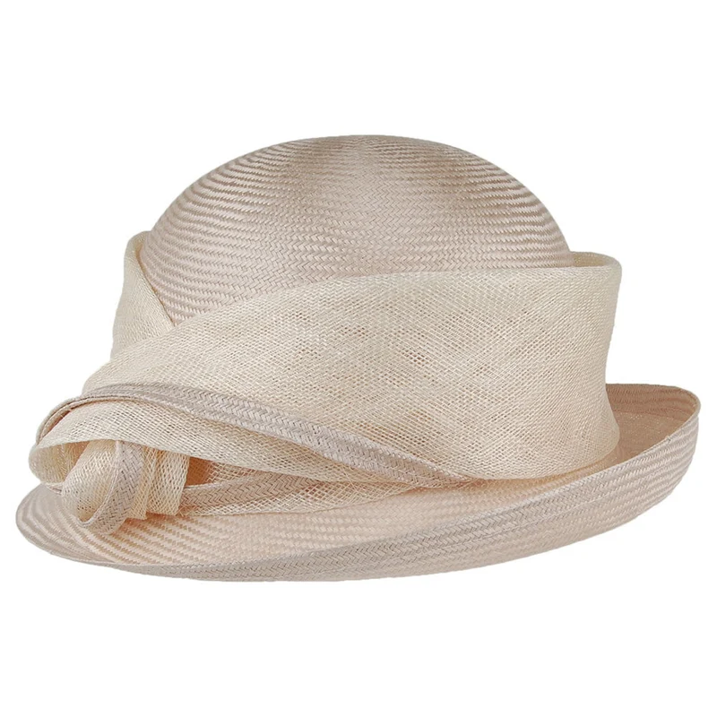 Whiteley Molly Glockenhut aus Stroh - Hellbeige