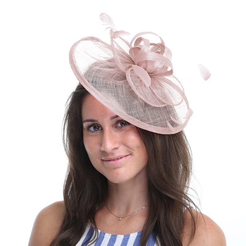 Jane Anne Designs Iris Fascinator - Altrosa