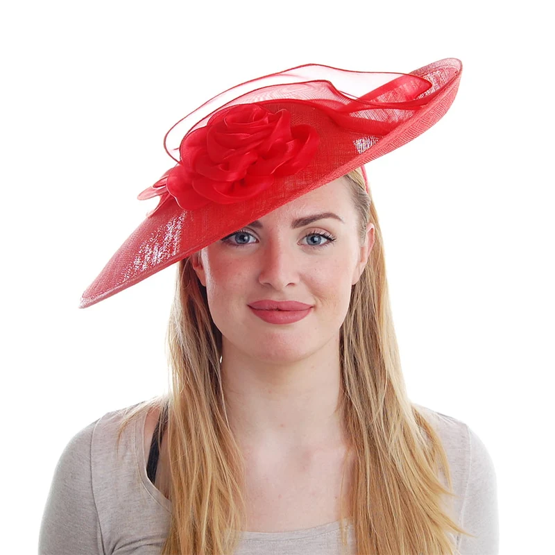 Failsworth Saoirse Disc Fascinator - Zinnrot