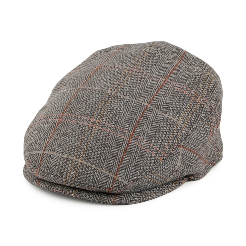Jaxon & James Kinder Tweed Schiebermütze Braun-Grau Großhandel