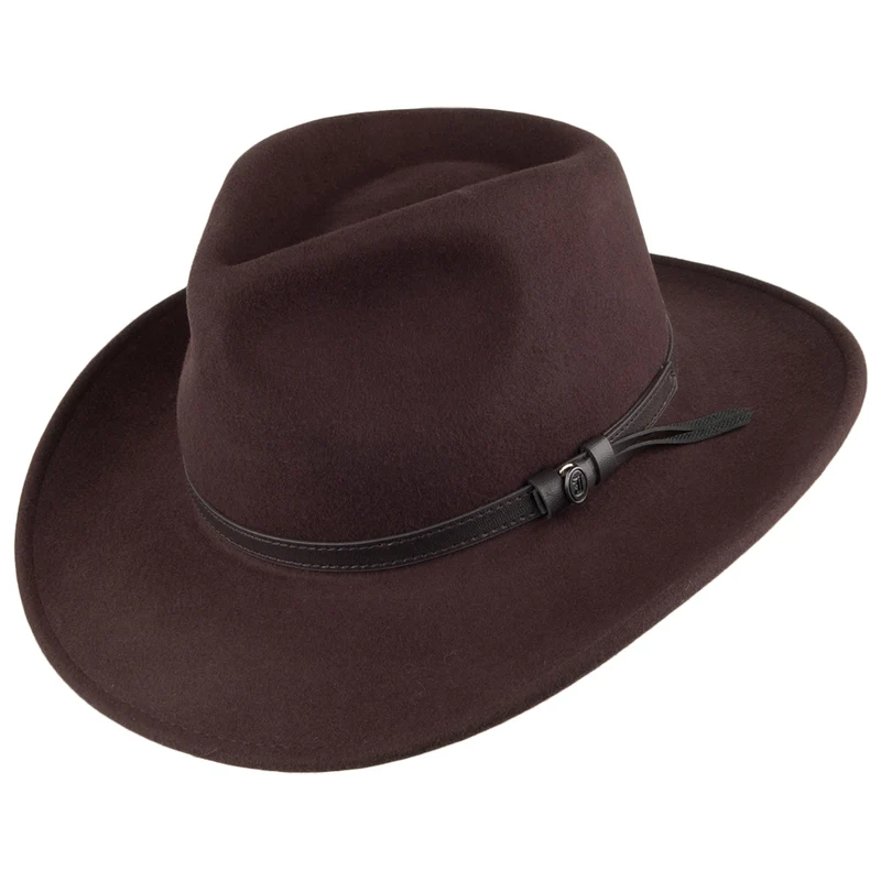 Jaxon & James Crushable Outback Cowboyhut Braun Großhandel