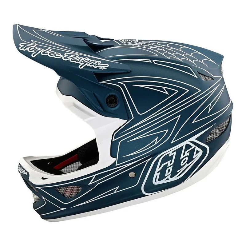 Troy Lee Designs D3 Fiberlite Helmet Spiderstripe