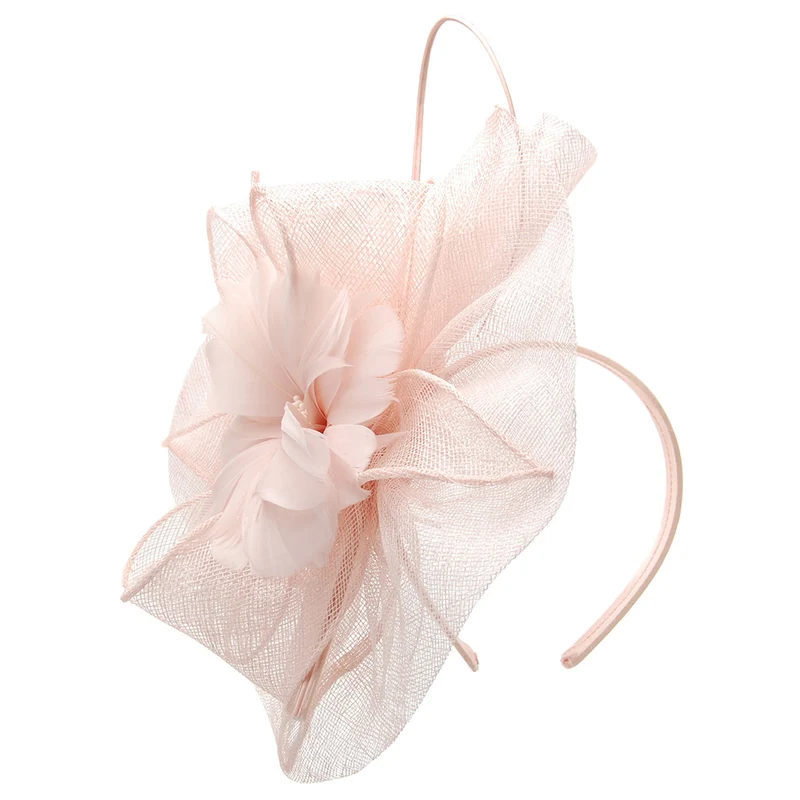 Jane Anne Designs Satine Fascinator - Hellrosa
