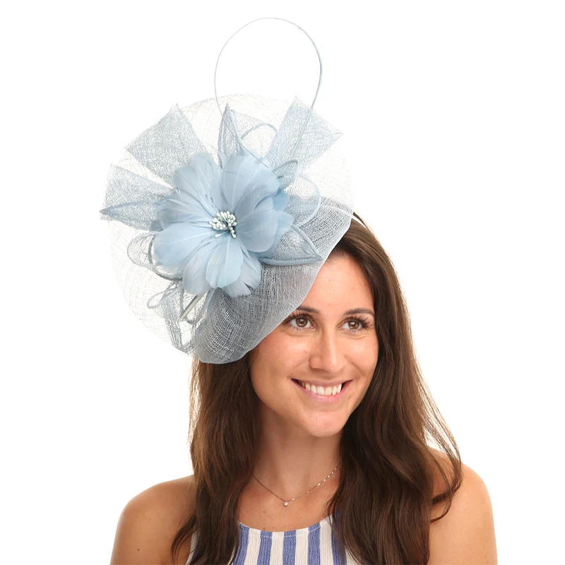 Jane Anne Designs Fascinator - Hellblau
